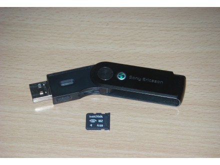 Sony Ericsson M2 USB adapter čitač sa karticom 4GB