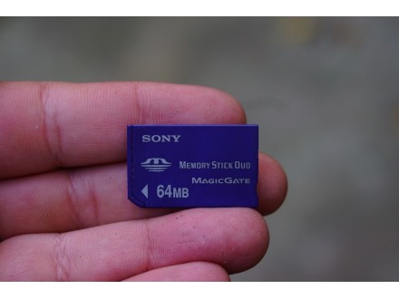 Sony memory stick duo 64mb