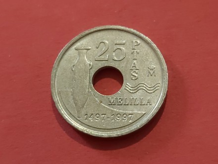 Španija  - 25 pesetas 1997 god