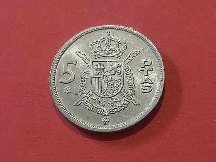 Španija  - 5 pesetas 1975 god