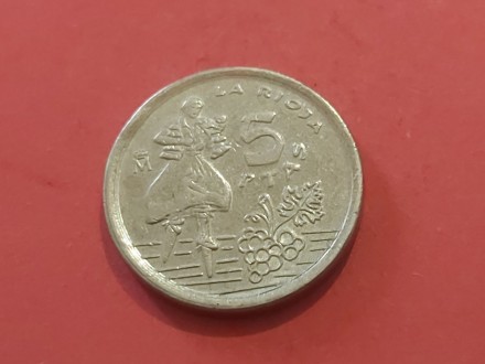 Španija  - 5 pesetas 1996 god La Rioja