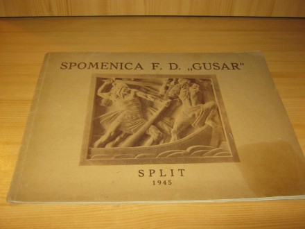 Spomenica F.D. GUSAR - Split / 1945.