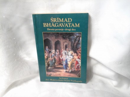 Srimad Bhagavatam deveto pevanje drugi deo