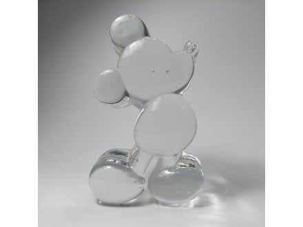 Stakleni Miki Maus figura Glass Mickey Mouse