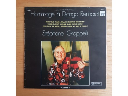 Stéphane Grappelli ‎– Hommage A Django Reinhardt