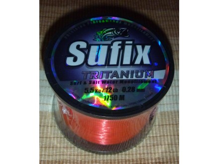 Sufix Tritanium 0.28 - 1750m neon red
