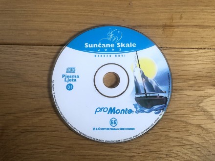 Sunčane Skale - Pro Monte 2002 (Pesma Leta 01) samo CD