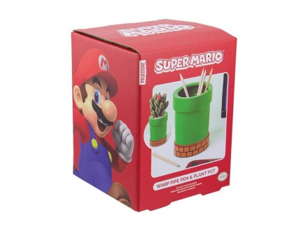 Super Mario Pipe Plant &; Pen Pot