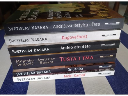 Svetislav Basara / lot od 6 knjiga, Laguna