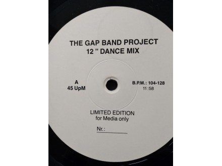 THE GAP BAND - PROJECT 12`` DANCE MIX(LTD. MAXI SINGL)