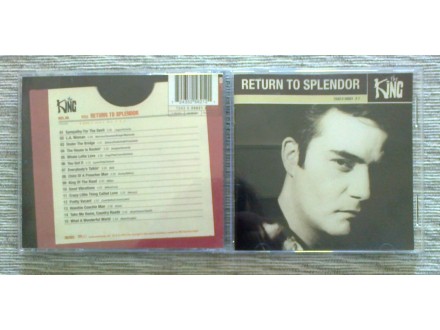 THE KING - Return To Splendor (CD) Made in Germany