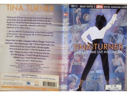 TINA TURNER - ONE LAST TIME LIVE IN CONCERT - DVD