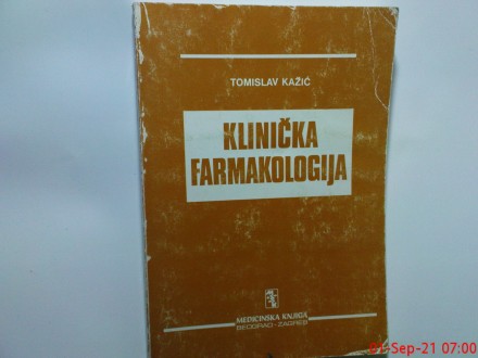 TOMISLAV KAZIC - KLINICKA FARMAKOLOGIJA