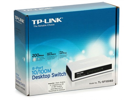 TP-Link TL-SF1008D 8-port 10/100 Desktop Switch