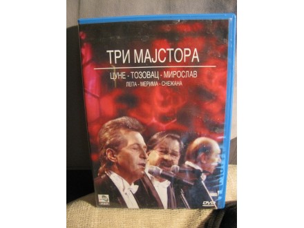 TRI MAJSTORA - CUNE,TOZOVAC,MIROSLAV  /  DVD original