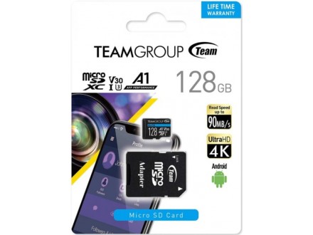 TeamGroup memorijska SDXC 128GB 4K U3 V30 A1!