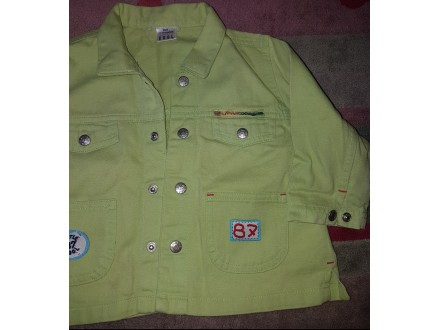 Teksas zelena jaknica..tanka..oko 3 godine