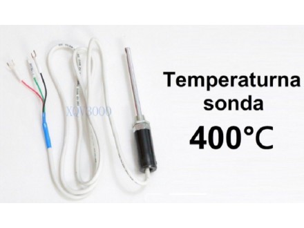 Temperaturna sonda 400C PT100 - 10cm - 1m