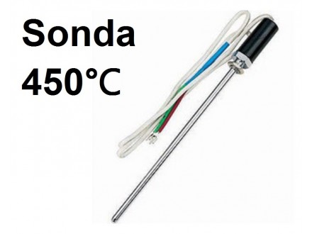 Temperaturna sonda 450C - PT100 - 20cm - 1m