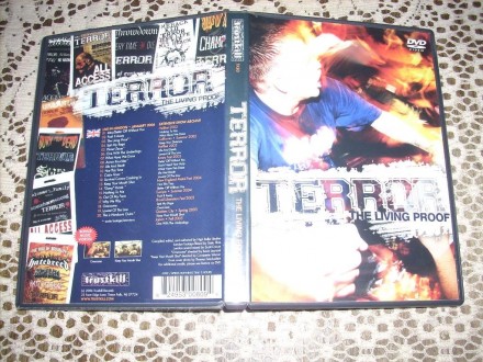 Terror ‎– The Living Proof DVD Trustkill USA 2006.
