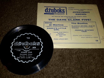 The Dave Clark Five -Everybody knows , flexi