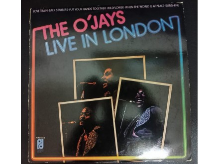 The O`Jays ‎– The O`Jays Live In London LP (MINT,1974)