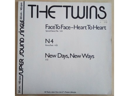 The Twins ‎– Face To Face - Heart To Heart