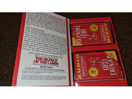Thomas Harris - Red dragon , audio knjiga na 2 kasete