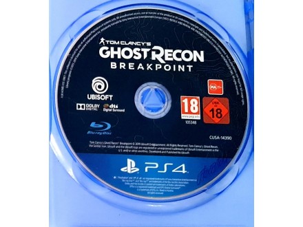 Tom Clancy`s Ghost Recon Breakpoint   PS4 samo disk