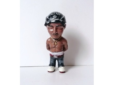 Tupac Shakur (2Pac) Figura, crni