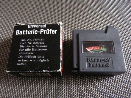UNICRAFT Battery Tester - tester za baterije od 1.5-9V