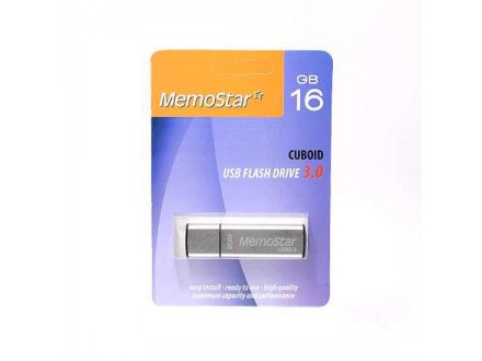 USB Flash memorija MemoStar 16GB CUBOID 3.0 srebrna
