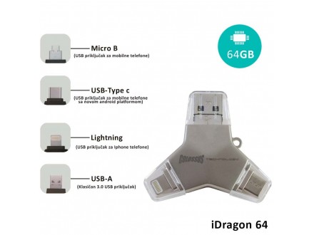 USB flash drive iDragon 64GB