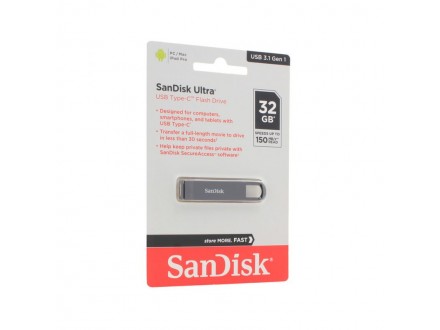USB flash memorija SanDisk Cruzer Ultra 3.1 150MB/s 32GB Type C