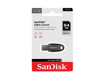 USB flash memorija SanDisk Ultra Curve 3.2 64GB crna