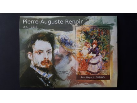 Umetnost - Pierre-Auguste Renoir - Burundi 2012. U134-1