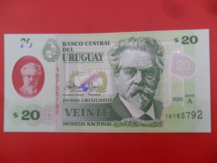 Urugvaj-Uruguay 20 Pesos 2020, v10, P7662