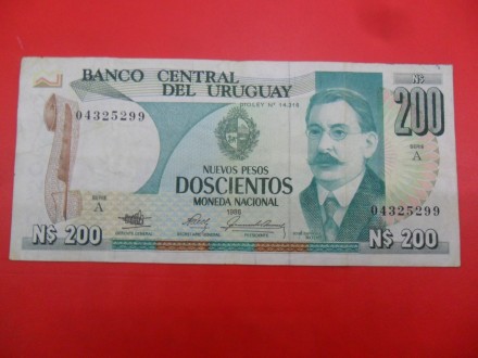 Urugvaj-Uruguay 200 Pesos 1986, P5430