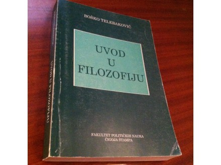 Uvod u filozofiju Boško Telebaković