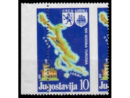 VA-100 GODINA TURIZMA CRES-LOŠINJ 1985 - GREŠKA
