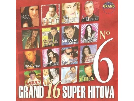 Various – Grand 16 Super Hitova N° 6 CD U CELOFANU