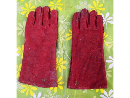 Veće debele kožne zavarivačke radne rukavice L+D