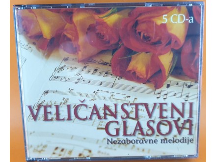 Veličanstveni Glasovi - Nezaboravne Melodije, 5 x CD