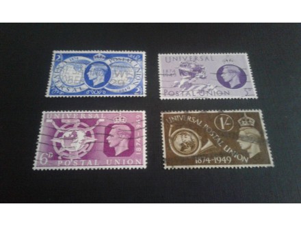 Velika Britanija poštanska unija serija iz 1949. god.