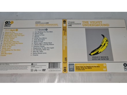 Velvet redux live MCMXCIII CD+DVD , ORIGINAL