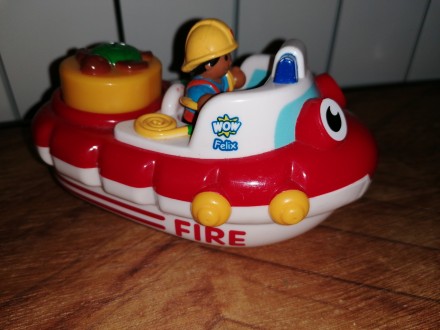 WOW Igračke  vatrogasni čamac Felix