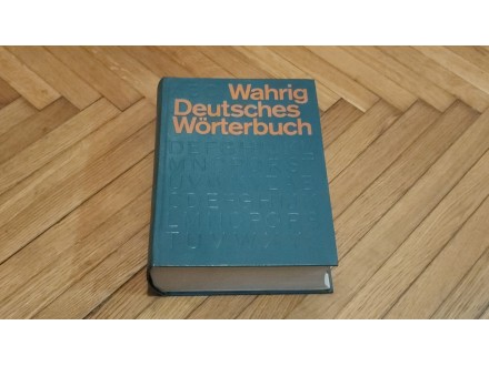 Wahrig deutsches worterbuch, nemački rečnik