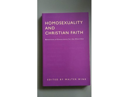 Walter Wink: Homosexuality and Christian Faith
