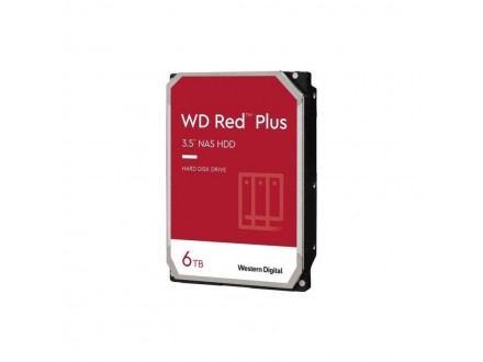 Wd 6TB 3.5` SATA III 256MB IntelliPower WD60EFPX Red Plus