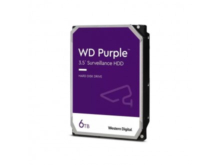 Wd 6TB 3.5` SATA III 64MB IntelliPower WD63PURZ Purple